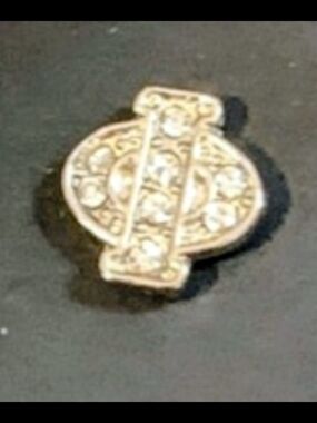 Phi Crystal Accent Charm for Floating Lockets